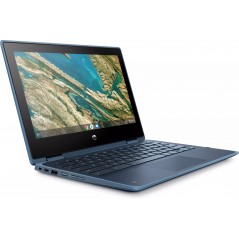 Brugt laptop 12" - HP Chromebook x360 11 G3 EE 11,6" Touch 4 GB 32 GB Blå (brugt med mærker og ridser på skærmen)