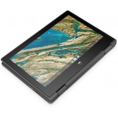 Brugt laptop 12" - HP Chromebook x360 11 G3 EE 11,6" Touch HD Intel 4 GB 32 GB Grå (brugt med en lille ridse på skærmen)
