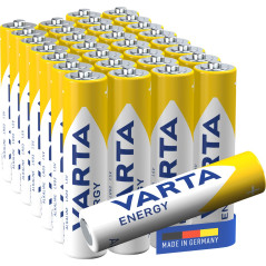 Varta alkalisk batteri, 30-pak AAA-batterier LR03
