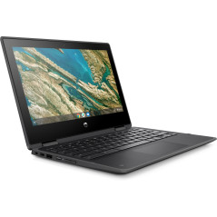 Brugt laptop 12" - HP Chromebook x360 11 G3 EE 11,6" Touch 4 GB 32 GB Grå (brugt med små mærker og ridse på skærmen)