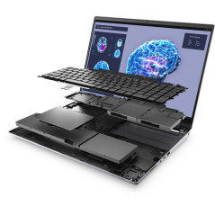 Brugt bærbar computer 15" - Dell Precision 7680 16" i7-13850HX 64GB 1TB RTX 3500 Ada W11P (brugt med små mærker på skærmen)