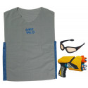 Nerf Dart Tag set med pistol, väst och glasögon