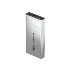 GreenCell hurtigopladende 65 W powerbank på 20 800 mAh med 2 x USB-... Portable batterier - GreenCell hurtigopladende 65 W powerbank på 20 800 mAh med 2 x USB-C og 1 x USB-A
