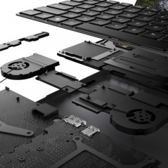 Brugt bærbar computer 15" - Dell Precision 7550 15.6" i7 10th 32GB 512GB RTX3000 W11P (brugt med en defekt USB)