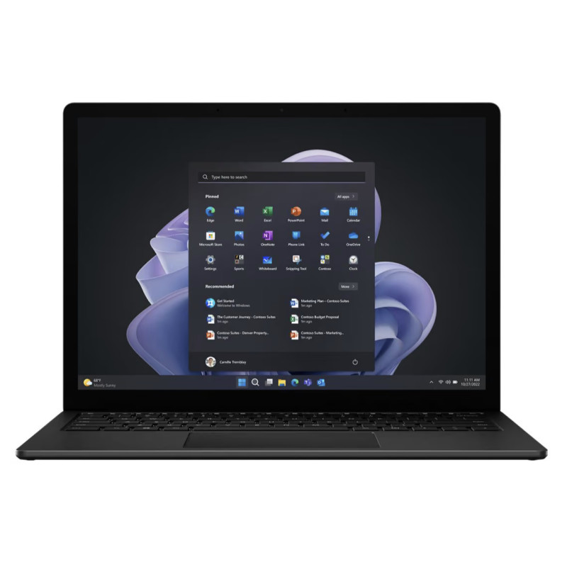 Brugt bærbar computer 13" - Microsoft Surface Laptop 5 15" Touch i7 12th 32GB 1TB W11P Black (brugt)