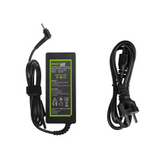 Oplader til bærbar computer - GreenCell computeroplader på 65 W til Acer Chromebook med 3,0 mm x 1,1 mm stik