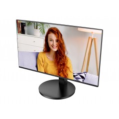 AOC 24B3CF2 24" Full HD 100 Hz IPS-skærm med USB-C PD 65 W og ergonomisk fod (demo)