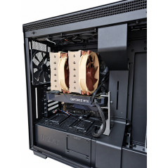 Brugte gaming-computere - NZXT H700 gaming-computer med Intel i9 32GB 512GB SSD RTX2080 Win11 Pro (brugt)