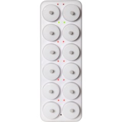 LED-ljus - 12-pak genopladelige LED-telys inklusive batterioplader med timer