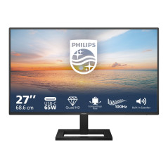 Philips 27E1N1600AE 27" 2,5K LED-skærm med 100 Hz IPS-panel og USB-C 65 W PD