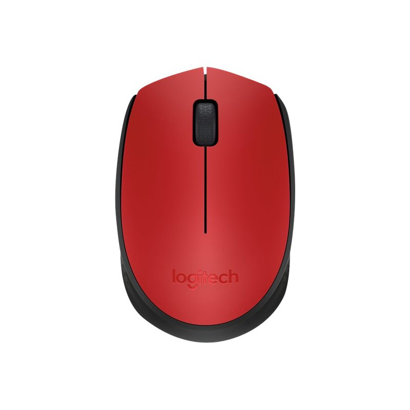 Logitech M171 kompakt trådløs mus (rød) - 910-004641 | Billigteknik.dk Trådløs mus - Logitech M171 kompakt trådløs mus (rød)