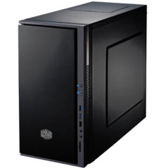 Cooler Master Silencio 352 gaming-computer med AMD Ryzen 5 8GB 256GB SSD GTX1060 Win10 (brugt)