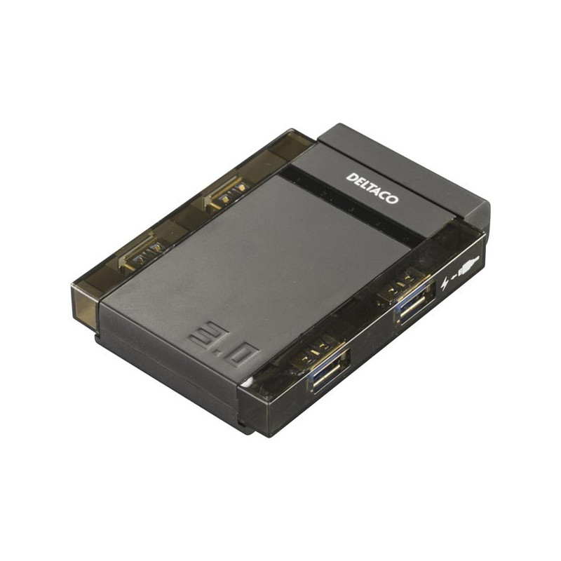 Deltaco USB 3.0-hubb med 4 portar USB-kabel og USB-hubb - Belkin USB 3.0 Hub med 4 porte