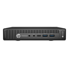 Brugt stationær computer - HP EliteDesk 800 G2 Mini i5 (gen 6) 8GB 128GB W10P (brugt)