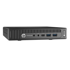 Brugt stationær computer - HP EliteDesk 800 G2 Mini i5 (gen 6) 8GB 128GB W10P (brugt)