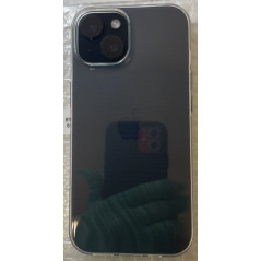 Brugt iPhone - iPhone 15 128GB Black med 1 års garanti (brugt med en lille revne på bagsiden)