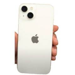 iPhone 13 128GB 5G Starlight med 1 års garanti (brugt med nyt batte...