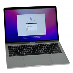 Brugt bærbar computer 13" - MacBook Pro 13-tommer Retina 2017 i5 16GB 256GB Sølv (brugt med små mærker skærm, lille skade på kabinettet)