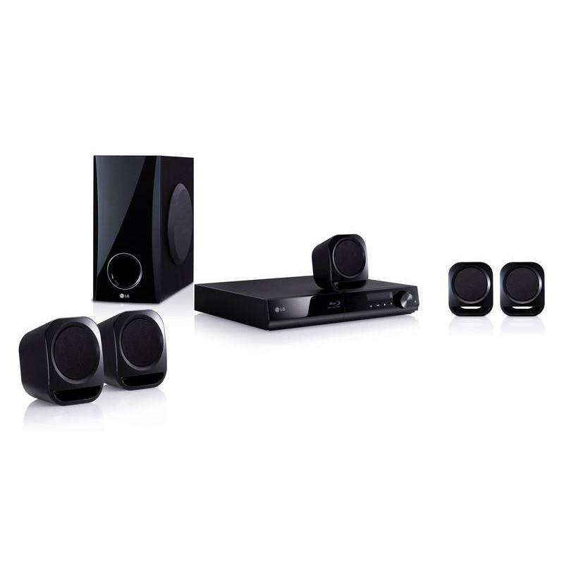 LG 5.1 surroundsystem med Blu-ray-spelare TV og lyd - LG 5.1 surround sound system med Blu-ray-afspillere