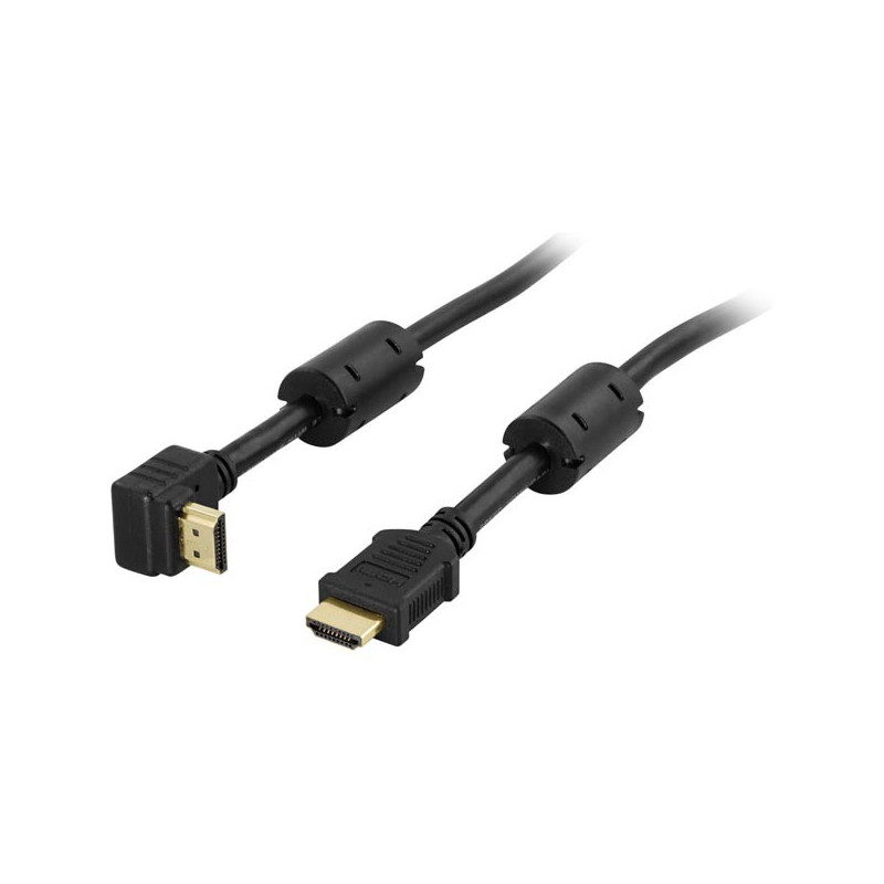 Vinklad HDMI-kabel Skærmkabel & skærmadapter - Vinklet HDMI-kabel