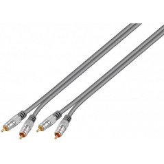 Hjemmebiograf lydkabel 2x RCA - - Computer hos Billigteknik.dk