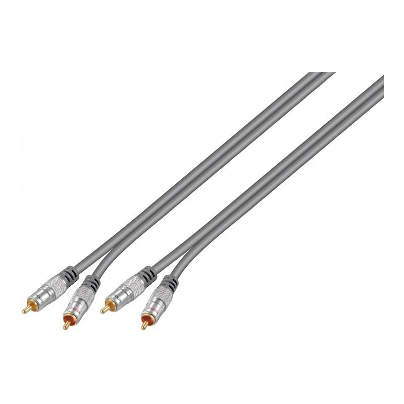 Lydkabel og adapter - Hjemmebiograf lydkabel 2x RCA