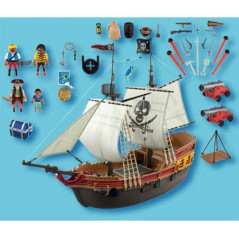 LEGO - Playmobil Pirates Pirate Ship