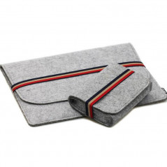 Computer sleeve - Gråt sleeve i filt til MacBook Pro