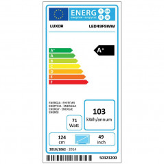 Billige tv\'er - Luxor 49-tommer Smart LED-TV med WiFi