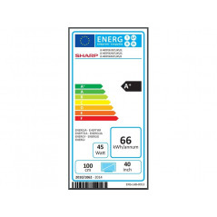 Billige tv\'er - Sharp 40-tommer LED-TV WiFi