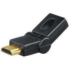 Skærmkabel & skærmadapter - Vinklad HDMI-adapter från HAMA
