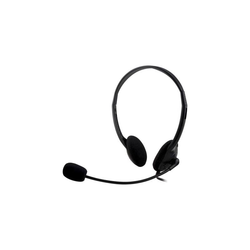 Deltaco headset Chat-headsets - Deltaco headset til computer med 2x 3,5 mm lydstik