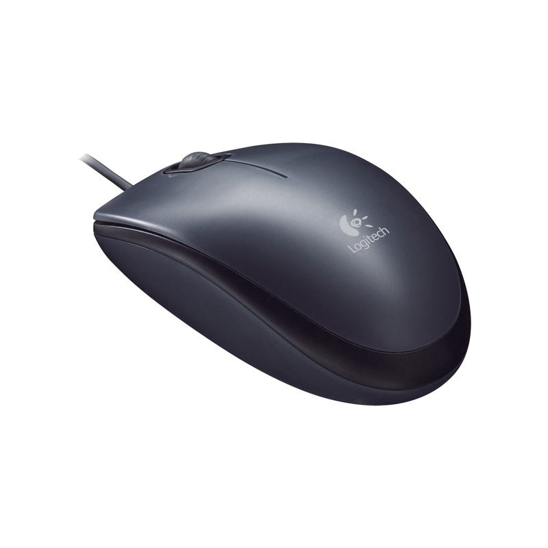 Logitech M90 kablet optisk USB-mus - 910-001793 | Billigteknik.dk Mus med ledning - Logitech M90 kablet optisk USB-mus