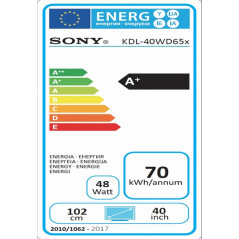 Billige tv\'er - Sony 40-tommer Smart-TV