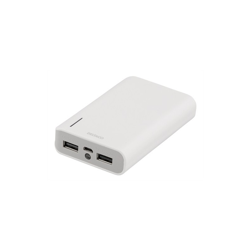 Portable batterier - Powerbank 6000mAh Deltaco