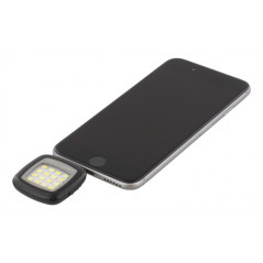 Streetz Selfie LED blitz til smartphones, 3,5 mm