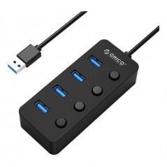 USB 3.0-hubb med 4 portar Orico