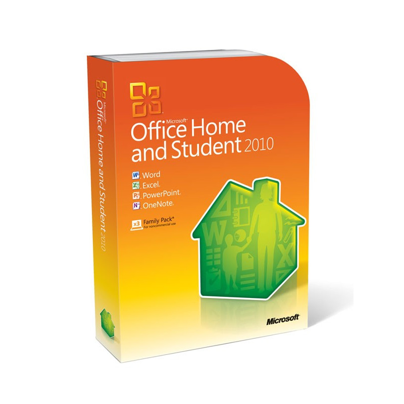 Microsoft Office 2010 Hem & Student 3-licens Office - Microsoft Office 2010 Home & Student 3 License