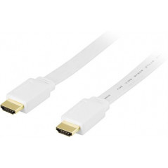 Skærmkabel & skærmadapter - Fladt HDMI-kabel i flere længder 3M
