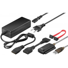 Dockingstationer til harddisk - USB-adapter för 2.5" och 3.5" IDE och SATA-hårddiskar