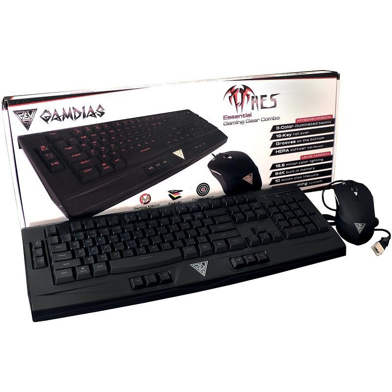 Gamingtastaturer - Gamdias Ares Essential gaming-tastatur og mus