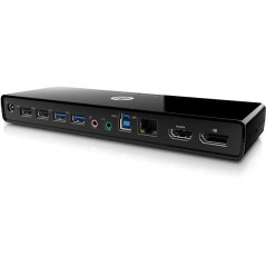HP USB 3.0-dockingsstation universalmodel brugt