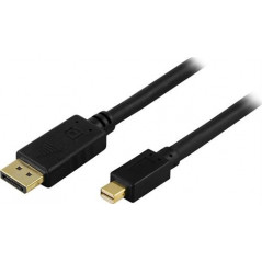Skærmkabel & skærmadapter - MiniDisplayPort til DisplayPort-kabel 2 meter