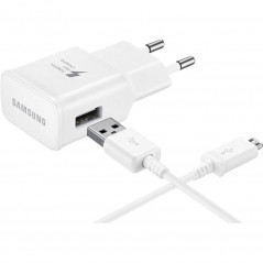 Samsung väggladdare samt microUSB laddkabel
