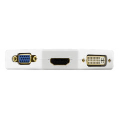 Skærmkabel & skærmadapter - DisplayPort til DVI/HDMI/VGA-adapter med lyd