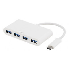 USB-C-hubb med 4 USB 3.1-portar