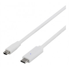 USB-C till miniUSB 1 meter