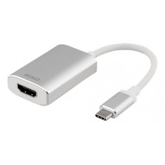 USB-C till HDMI-adapter med USB-C-laddport