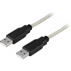USB-kabel 1 meter USB A till USB A