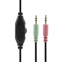 Chat-headsets - Deltaco headset 2 x 3,5 mm